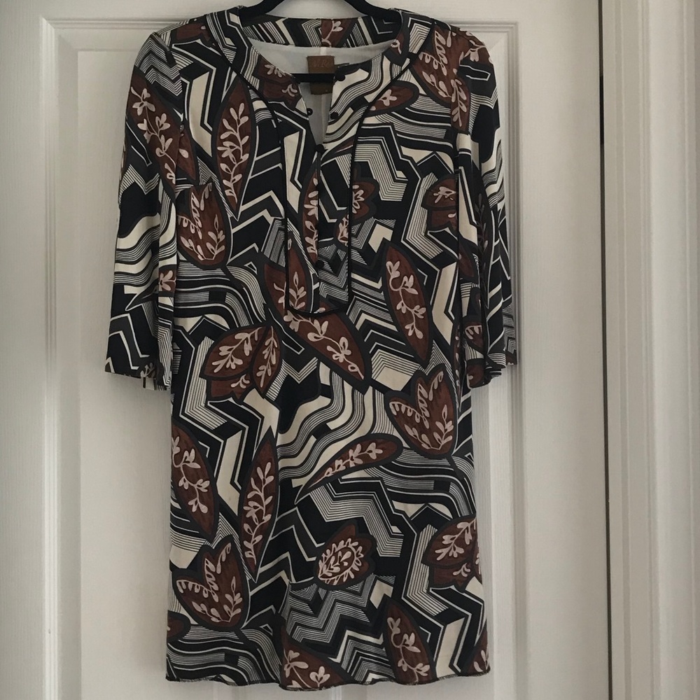 Ali Ro 100% Silk Tunic Dress